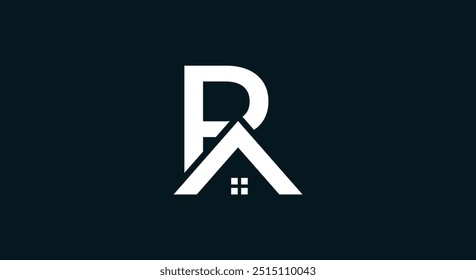 real estate P letter logo design and business card template vector. Logo design for cityscape, construction, office, company. Luxury modern minimalist real estate logo.