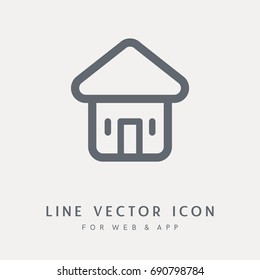 Real Estate pictograph. Single object for any use.