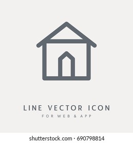 Real Estate pictograph. Single object for any use.
