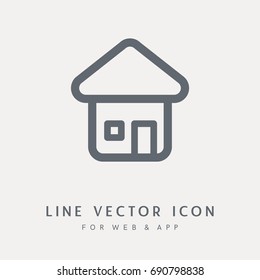 Real Estate pictograph. Single object for any use.
