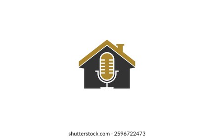Real Estate podcast minimalistic logo design