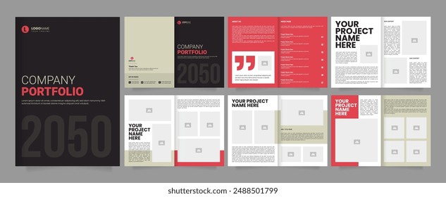 Real estate portfolio design architecture portfolio interior portfolio design template