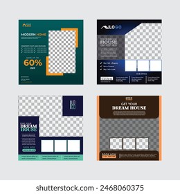 Real Estate Post design, social post template design
