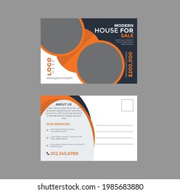 Real Estate Postcard Design Template
