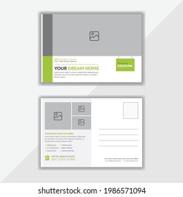 Real Estate Postcard Design Template