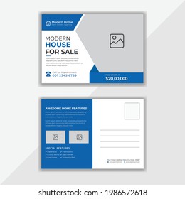 Real Estate Postcard Design Template