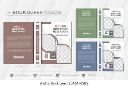 Real estate Professional Business book cover , annual report, print-ready business cover design, book cover design company profile, business profile, flyer, brochure, banner, social template