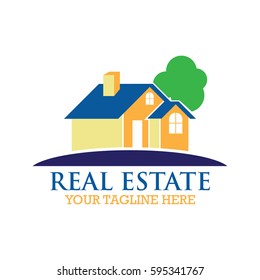 House Logo Design Real Estate Building Stock Vector (Royalty Free ...