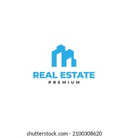 real estate property building vector business logo design template