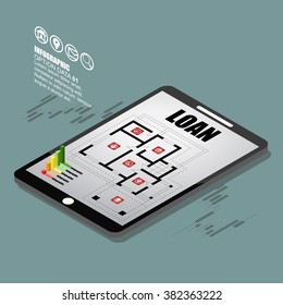 Real Estate And Property Business Isometric Building Diagram Vector Design