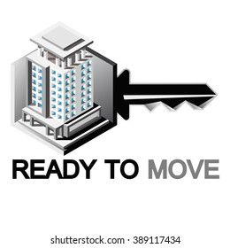 Real Estate And Property Business Isometric Building. Abstract  
infographics on the White background, Vector illustration can be 
used for workflow layout, diagram, number options, web design.