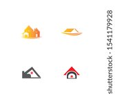 REAL ESTATE   PROPERTY  AND CONSTRUCTION LOGO DESIGN FOR BUSINESS CORPORATE SIGN . VECTOR