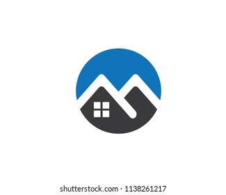 Real Estate , Property and Construction Logo design for business corporate sign . Vector Logo .