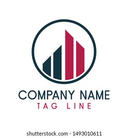 Real Estate , Property and Construction Logo design for business corporate sign.