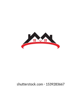 REAL ESTATE   PROPERTY  AND CONSTRUCTION LOGO DESIGN FOR BUSINESS CORPORATE SIGN . VECTOR