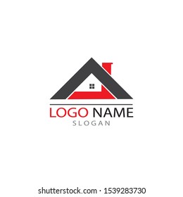 REAL ESTATE   PROPERTY  AND CONSTRUCTION LOGO DESIGN FOR BUSINESS CORPORATE SIGN . VECTOR