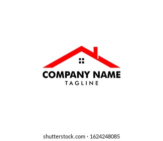 Real Estate Property Construction Logo Design Stock Vector (Royalty ...