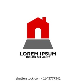Real Estate   Property and Construction Logo design for business corporate sign . Vector Logo . - Vector full color