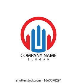 Real Estate , Property and Construction Logo design 