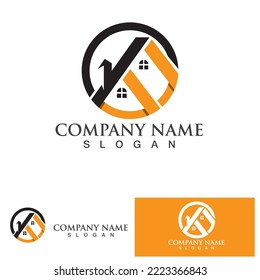 Real Estate , Property and Construction Logo design