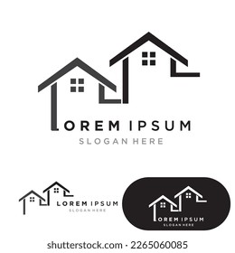 Diseño de logotipos inmobiliarios, inmobiliarios y de construcción