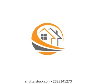 Real Estate Property and Construction Logo Design Icon Modern Vector Template.