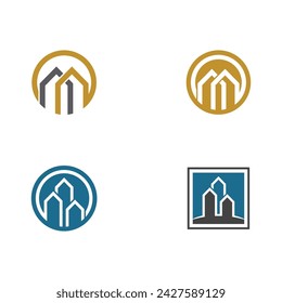 Real Estate , Property and Construction Logo design