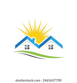 Immobilien , Immobilien und Bauwesen Logo Design