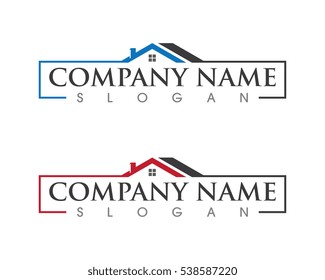 Real Estate , Property and Construction Logo design for business corporate sign