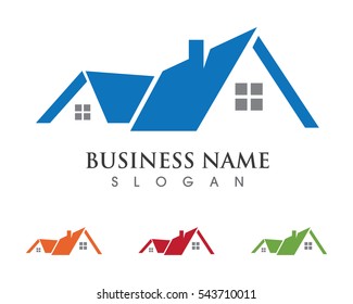Real Estate , Property and Construction Logo design for business corporate sign . Vector Logo .