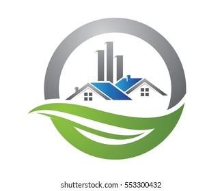 Real Estate , Property and Construction Logo design for business corporate sign . Vector Logo .