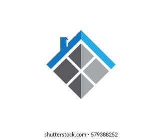 Real Estate , Property and Construction Logo design for business corporate sign . Vector Logo .