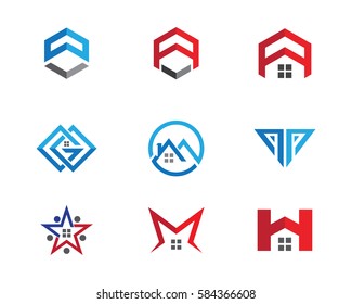 Real Estate , Property and Construction Logo design for business corporate sign