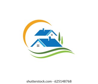 Real Estate , Property and Construction Logo design