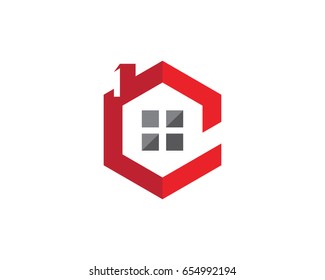 Real Estate , Property and Construction Logo design