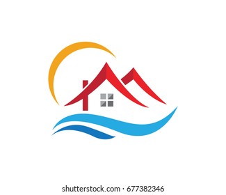 Real Estate , Property and Construction Logo design