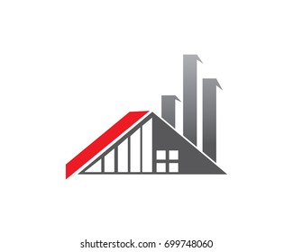 Real Estate , Property and Construction Logo design for business corporate sign . Vector Logo 