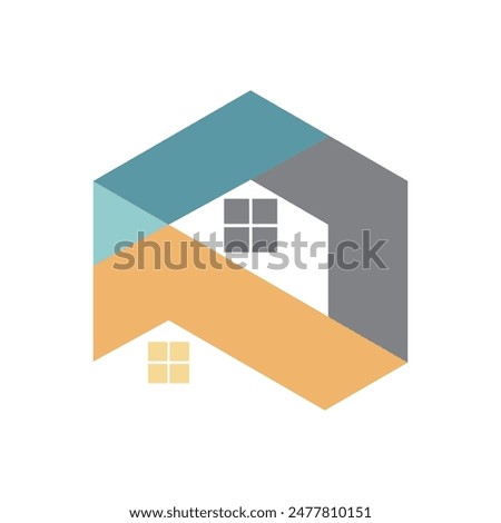 Real Estate  Property and Construction Logo design for business corporate sign . Vector Logo .
