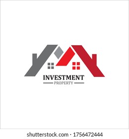 real estate property investment logo. real estate and mortgage logo template