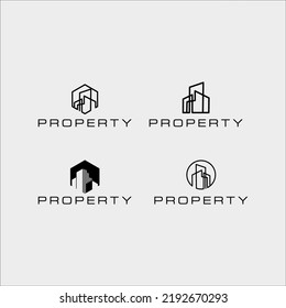 Real Estate Property Investment Logo. Real Estate And Mortgage Logo Template Line Logo Modern And Clean Logo