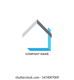 Real estate property logo concept for business corporate sign