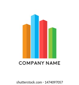 Real estate property logo concept for business corporate sign