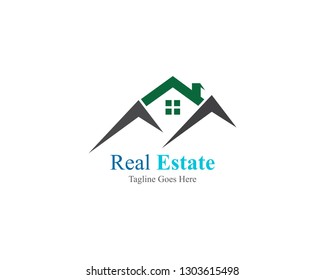 Real estate property logo design for business