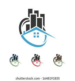 Real Estate and property Logo Template vector icon illustration