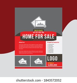 Real Estate Property For sale Flyer Design