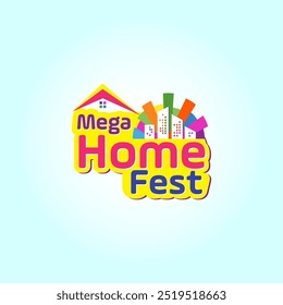 Imóveis Propriedade Show Logo Design, Conceito de compra em casa, Evento, Promoção.