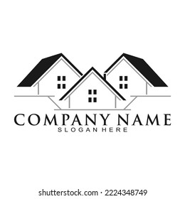 Real estate residence vector logo