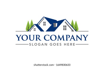 Real Estate Residential Logo Template