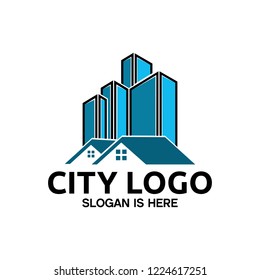 Real Estate And Residential Logos Company This Logo Is Used For Residential, Apartment, Building And Condominium Businesses