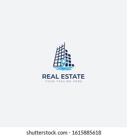 Real estate and river logo deigns